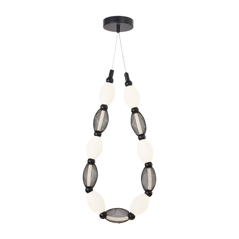 Matteo Lighting C37101BK Tentacles LED Pendant in Black
