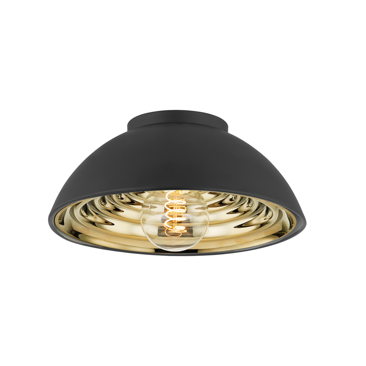 Troy Lighting C3712-SBK Eclipse Plafonnier en noir doux