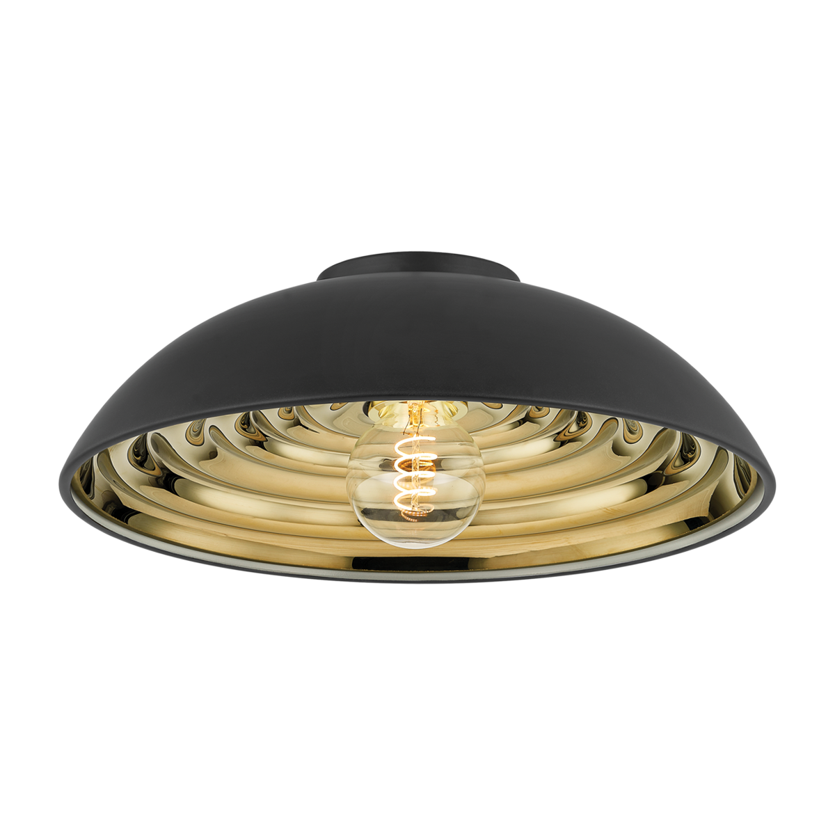 Troy Lighting C3716-SBK Eclipse Plafonnier en noir doux