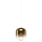 Matteo Lighting C37401AGAG Refrax LED Pendant in Aged Gold Brass