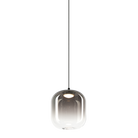 Matteo Lighting C37401MBSM Refrax LED Pendant in Matte Black