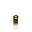 Matteo Lighting C37411AGAG Refrax LED Pendant in Aged Gold Brass