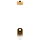 Matteo Lighting C37411AGAG Refrax LED Pendant in Aged Gold Brass