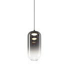 Matteo Lighting C37411MBSM Refrax LED Pendant in Matte Black