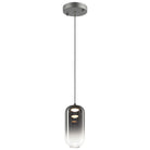 Matteo Lighting C37411MBSM Refrax LED Pendant in Matte Black