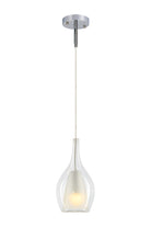 Matteo Lighting C37501CHCL Jericho Pendant in Chrome