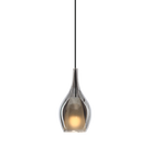 Matteo Lighting C37501MBSM Jericho Pendant in Matte Black