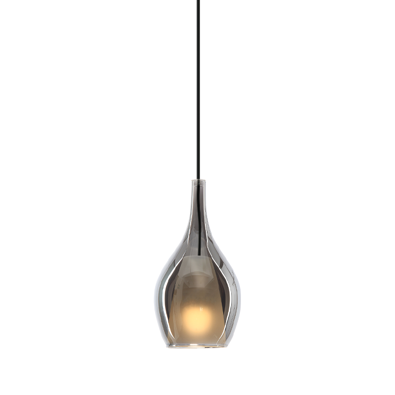 Matteo Lighting C37501MBSM Jericho Pendant in Matte Black