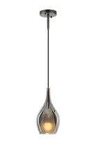 Matteo Lighting C37501MBSM Jericho Pendant in Matte Black