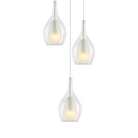 Matteo Lighting C37503CHCL Jericho Multi-Light Pendant in Chrome