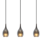 Matteo Lighting C37513MBSM Jericho Linear Pendant in Matte Black
