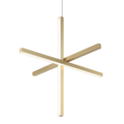 Éclairage LED Matteo C38924BG Crosley Suspendu en or brossé
