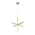 Éclairage LED Matteo C38924BG Crosley Suspendu en or brossé