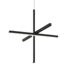 Éclairage LED Matteo C38924MB Crosley Suspendu en noir mat