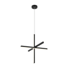 Éclairage LED Matteo C38924MB Crosley Suspendu en noir mat