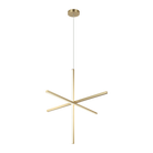 Éclairage LED Matteo C38936BG Crosley Suspendu en or brossé
