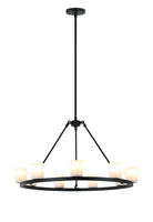 Éclairage LED Matteo C42909MB Lindy Suspendu en noir mat