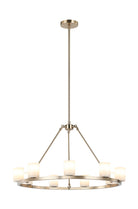 Matteo Lighting C42909CG Lindy LED Suspendu en or champagne