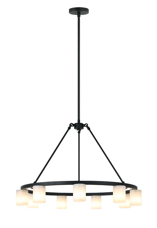 Éclairage LED Matteo C42909MB Lindy Suspendu en noir mat