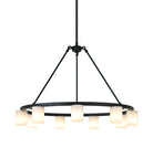 Éclairage LED Matteo C42909MB Lindy Suspendu en noir mat