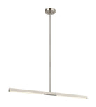 Éclairage linéaire LED Matteo Lighting C43636BN Suspension en nickel brossé