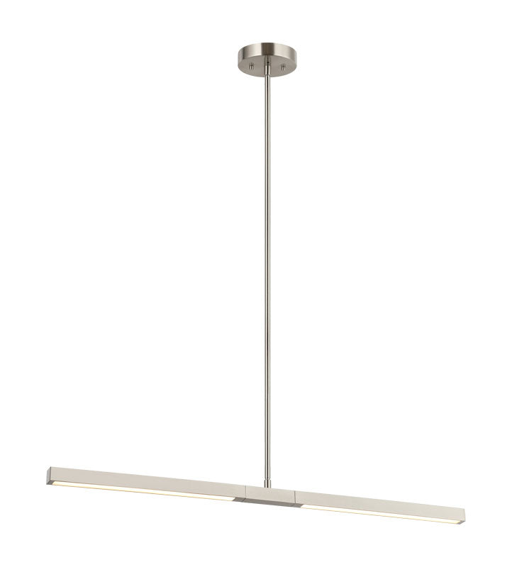 Éclairage linéaire LED Matteo Lighting C43636BN Suspension en nickel brossé