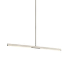 Éclairage linéaire LED Matteo Lighting C43636BN Suspension en nickel brossé