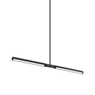 Éclairage linéaire LED Matteo Lighting C43636MB Suspension en noir mat