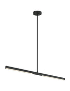 Éclairage linéaire LED Matteo Lighting C43636MB Suspension en noir mat
