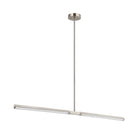 Éclairage linéaire LED Matteo Lighting C43648BN Suspension en nickel brossé