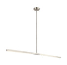 Éclairage linéaire LED Matteo Lighting C43648BN Suspension en nickel brossé