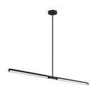 Éclairage linéaire LED Matteo Lighting C43648MB Suspension en noir mat