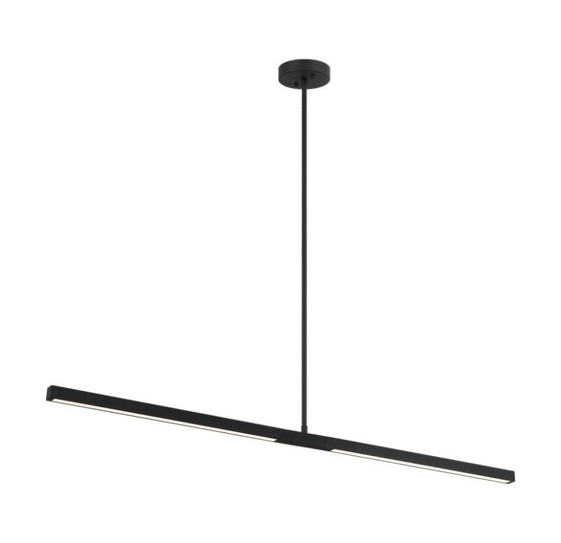 Éclairage linéaire LED Matteo Lighting C43648MB Suspension en noir mat