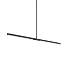 Éclairage linéaire LED Matteo Lighting C43648MB Suspension en noir mat