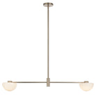 Éclairage linéaire LED Matteo Lighting C43702CGOP Gardena Suspension en or champagne