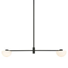 Éclairage linéaire LED Matteo Lighting C43702MBOP Gardena Suspension en noir mat