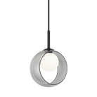 Matteo Lighting C60601BKSM Delcia LED Pendant in Black