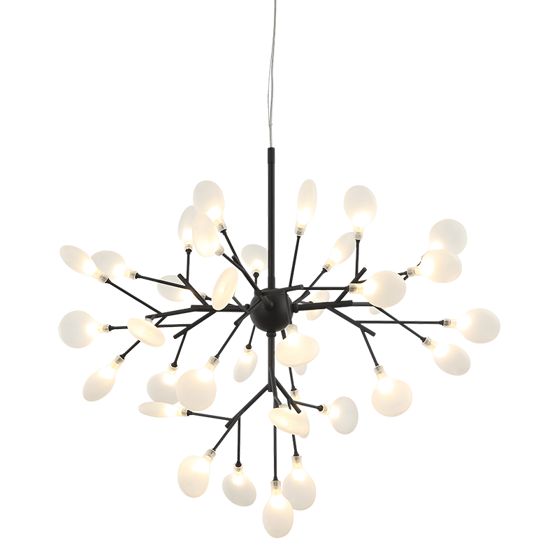 Matteo Canada - C69830MB - 35 Light Chandelier - Hydragea Bloom - Matte Black