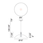 Matteo Lighting C81911MB Farmley Outdoor Pendant in Matte Black