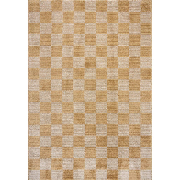 Tapis Calvin CLV-01 Abricot / Ivoire