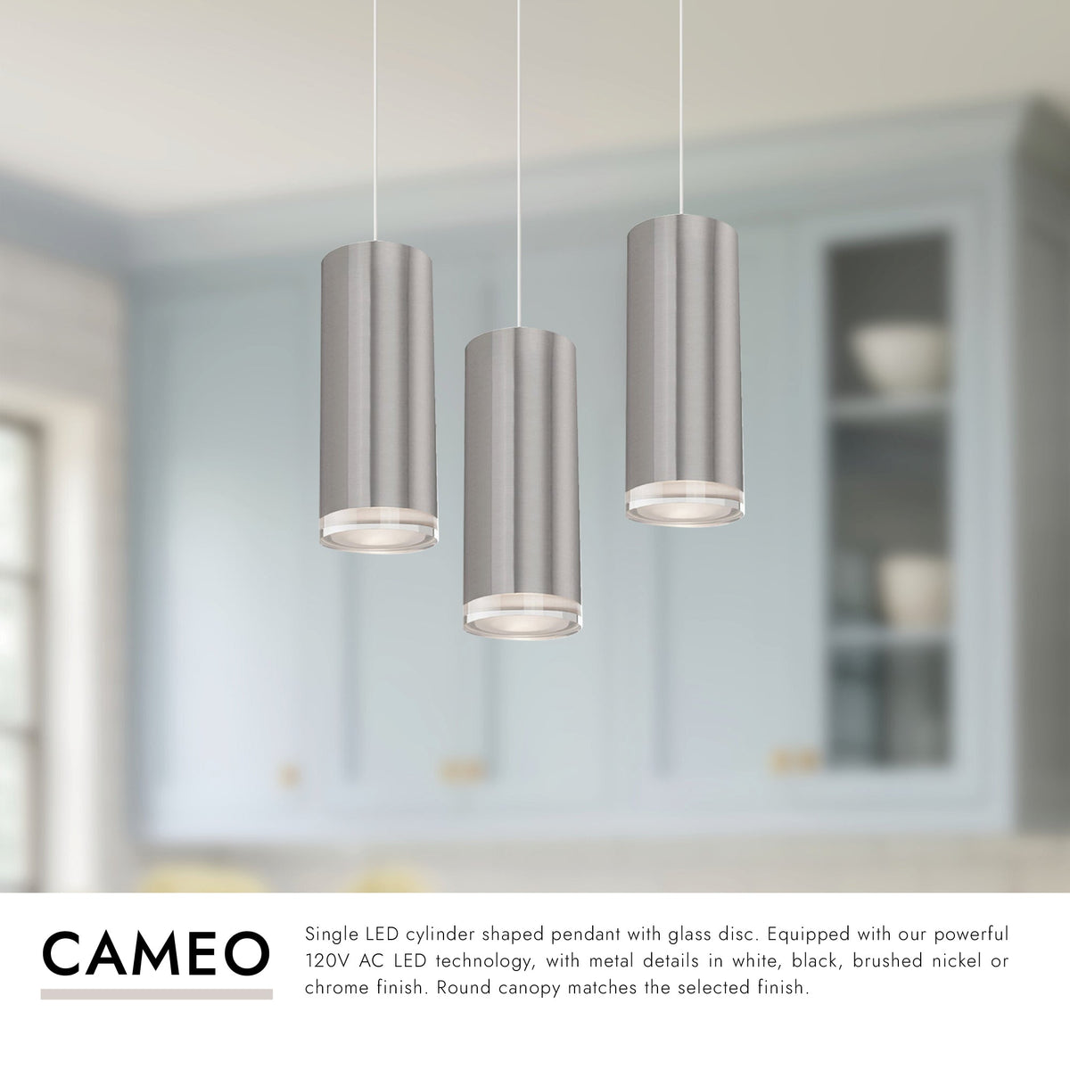 Kuzco Lighting MP401431BK-03 Cameo LED Multi Suspension en noir