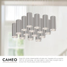 Kuzco Lighting MP401431BK-16 Cameo LED Multi Suspension en noir