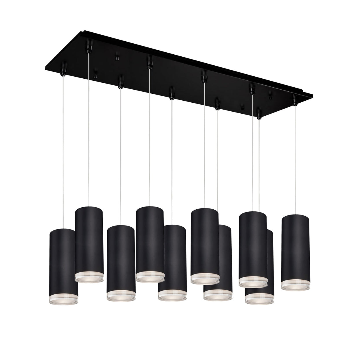Kuzco Lighting MP401431BK-10 Cameo LED Multi Suspension en noir