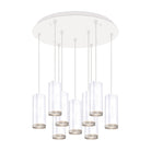 Kuzco Lighting MP401431WH-09 Cameo LED Multi Suspension en blanc