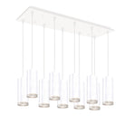 Kuzco Lighting MP401431WH-10 Cameo LED Multi Suspension en blanc