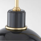 Mitzi H769101-AGB/GBK Camille Wall Sconce in Gloss Black