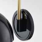 Mitzi H769101-AGB/GBK Camille Wall Sconce in Gloss Black