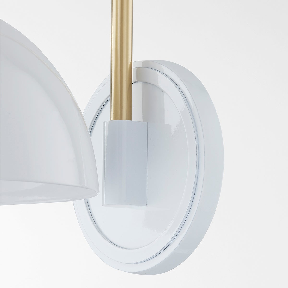 Mitzi H769101-AGB/GBK Camille Wall Sconce in Gloss Black
