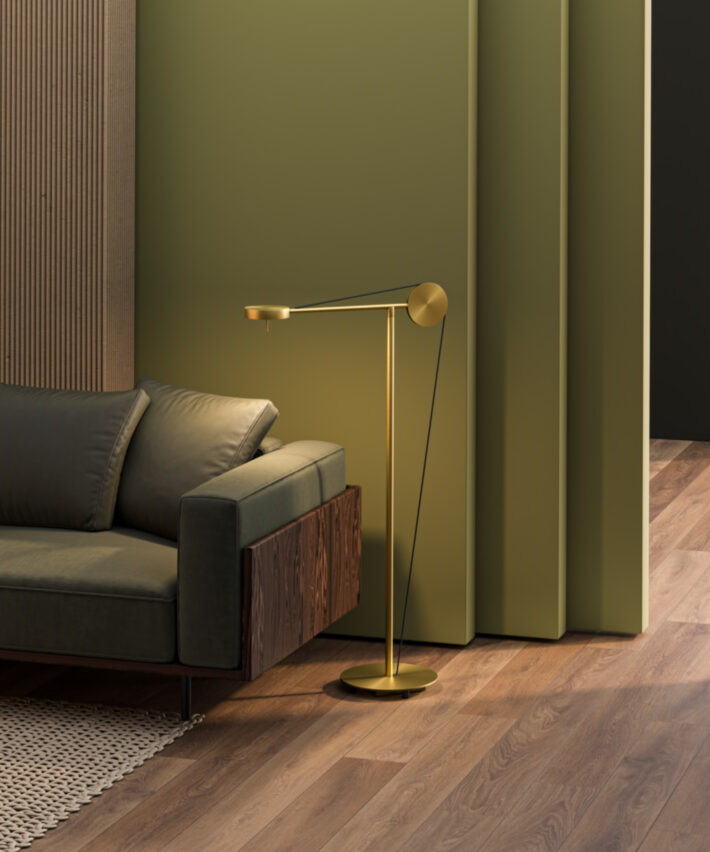 Cercle et Trait Standing Reading Light