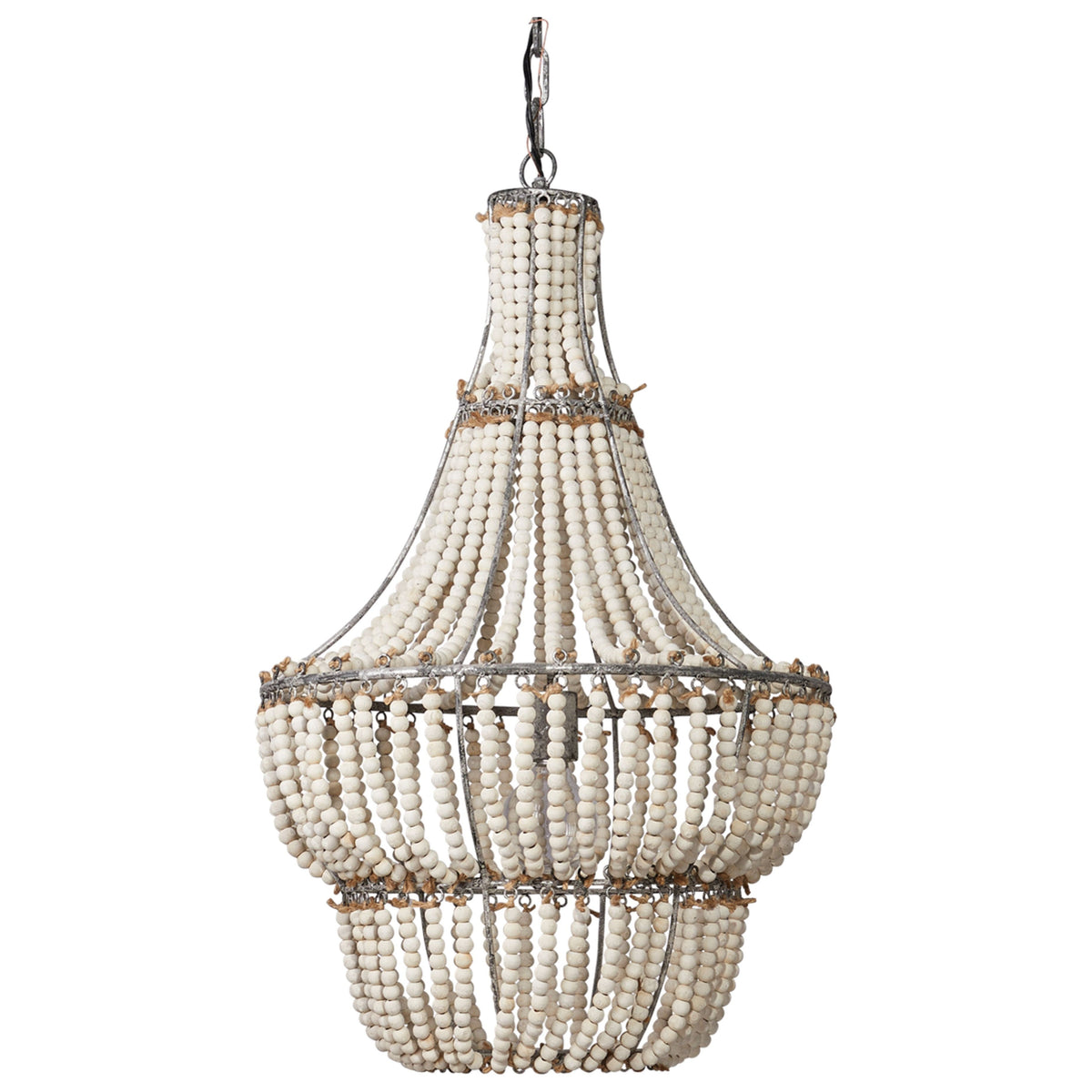 Jamie Young Company - CH106 - Blanca Chandelier - Blanca - White Washed